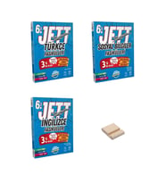 6. Sınıf JETT Türkçe Sosyal Bilgiler ve İngilizce Fasikülleri 3lü Set