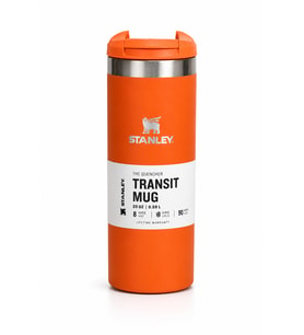 Stanley The Quencher Transit Mug 0,59 L – Kapaklı Paslanmaz Çelik Termos Bardak Turuncu