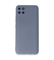 Realme C11 Kılıf Nano Içi Kadife Silikon - Gri