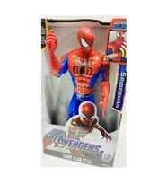 Marvel Sesli Işıklı Spiderman 8818-2, Eklemleri Hareket Ettirilebilen 30 Cm Figür Örümcek Adam