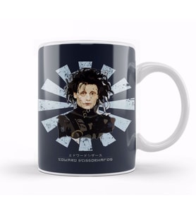 Edward Scissorhands Retro Japanese Kupa Bardak Porselen
