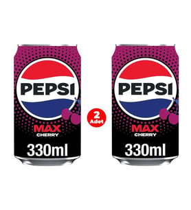 Pepsi Max Cherry No Sugar - Kiraz ve Kola Aromalı Şekersiz Gazlı İçecek (2 ADET)