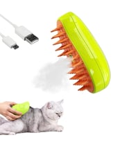 Pet Brush Buharlı Tarak (Sarı)