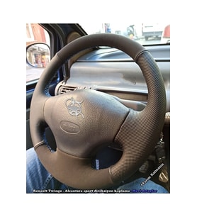 Renault Twingo Araca Özel Direksiyon Kılıfı (noktalı Nubuk)