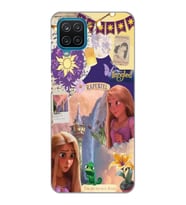 Samsung Galaxy M22 Uyumlu Rapunzel Tasarımlı Şeffaf Telefon Kılıfı