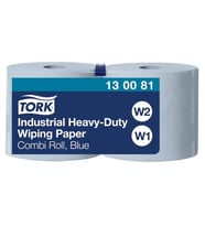 Tork Endüstriyel Ağır Kirler Yüzey Silme Kağıdı Plus W2 3 Katlı Mavi 119 m (130081)