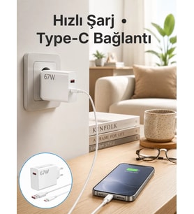 67 Watt Hızlı Şarj Aleti Poco F2 F3 F4 Uyumlu Yeni Nesil