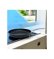 Tuna House Granit Kapaksız Tava 26 cm Siyah