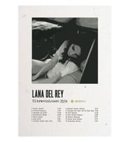 Lana Del Rey Ultraviolence Poster Tablo Ahşap Poster Dekoratif