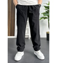 Erkek Baggy Kalıp Pantolon Siyah Edw130