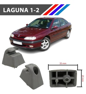 Laguna 1-2 Güneşlik Ayağı Gri Renk 2 Adetli Set 1997 - 2008 M1797-7