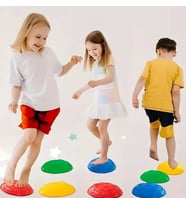 Çocuk Yarım Küre denge Ve Koordinasyon Adası 6 Lı Set