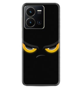 Vivo Y35 Kılıf Silikon Desen Özel Seri Black Eyes 1644
