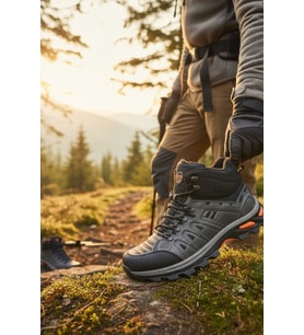 Enoch Erkek Füme Waterproof Kürklü Outdoor Trekking ve Dağcı Botu