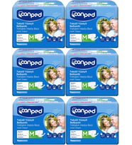 Canped Hasta Bezi Yetişkin Bel Bantlı Tekstil Yüzey M-Orta Boy 108 (6PK*18)