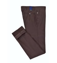 Erkek Silim Fit Kahverengi Kanvas Pantolon BGL-ST03324