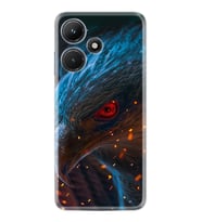 Infınix Hot 30i Kılıf Silikon Desen Özel Seri Şahin 1756