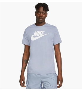 M Nsw Tee Icon Ft French Fs Pamuklu Erkek Mavi Tişört