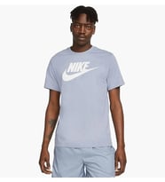 M Nsw Tee Icon Ft French Fs Pamuklu Erkek Mavi Tişört