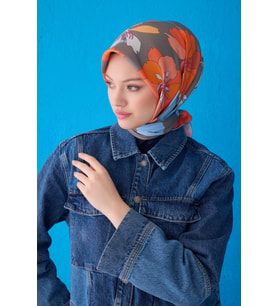 Belli %100 Twill İpek Eşarp 4100D 50
