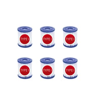 Bestway İntex Havuzlarla Uyumlu 58093 Filitre 6'lı Set BW704