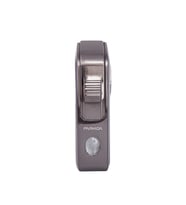 Parmida Tek Torch Pürmüz Gunmetal-Ahşap Desenli Dahili Puro Makaslı Metal Puro Çakmağı