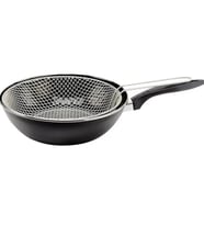 26 cm emaye wok kızartma cips patates tavası