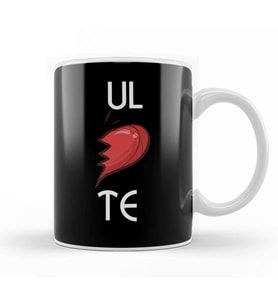 UL TE Cute Soulmates Valentine s Day 2020 Partners Kupa Bardak Porselen