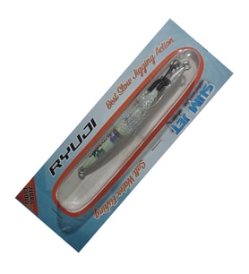 Ryuji Slim Jet 8cm 20gr Metal Jig Yem Zebra Glow