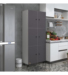 Kenzlife mutfak dolabı tahiri gribyz 188*80*37 çok amaçlı dolap arkalıklı