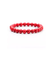 Unisex - Kırmızı Jade Doğal Taş Bileklik  Elegant > Handmade