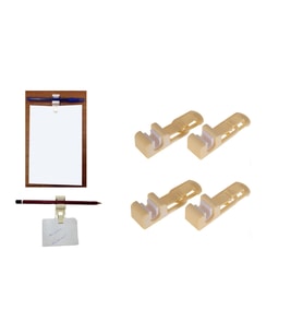 BİLGİSAYAR ASKI KALEM VE KAĞIT TUTTURMA APARATI 8 Lİ SET 5X2X2CM