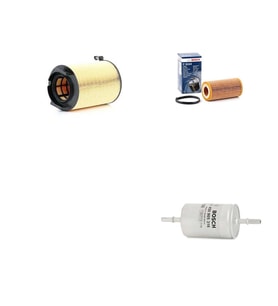 Bosch Filtre Bakım Seti Volkswagen Golf 5 2.0 Benzin 150 Beygir 2004-2005 Hava + Yağ f. + Yakıt Filtre Bosch