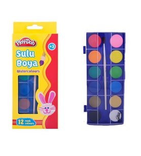 Play-Doh Sulu Boya 23 MM Küçük Boy 12 Renk PLAY-SU002