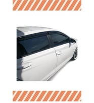 Hyundai I-20 2021-2022 4'lü Mügen Tip Cam Rüzgarlığı