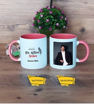 Din Kültürü Öğretmeni Kupa Bardak Pembe Fotoğraflı Öğretmenler Günü Hediyesi