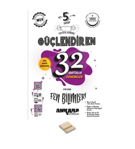 5. Sınıf Güçlendiren 32 Haftalık Fen Bilimleri Kazanım Denemeleri ve Telefon Standı