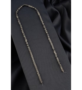 Hematit Doğal Taş Mat Gri Rondela Kesim 2x4mm Dizi [AA]