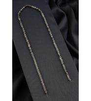 Hematit Doğal Taş Mat Gri Rondela Kesim 2x4mm Dizi [AA]
