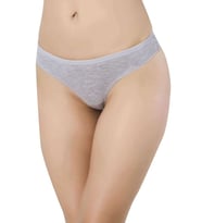 Gri Kadın Günlük Pamuklu Likralı Özel Poşet İçinde Taşınabilir Slip Külot