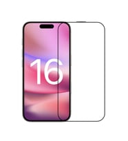 Apple iPhone 16 Pro Max Uyumlu Zore EKS Cam Ekran Koruyucu (Siyah)
