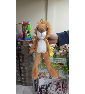 30 cm Asılabilir Elleri Vantuzlu Oyuncak Peluş Aslan