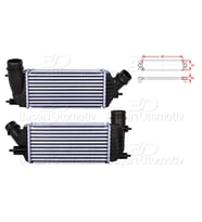 Citroën C8 Jumpy Fiat Scudo Peugeot Expert Toyota Proace 2.0 HDI 2006 Sonrası Turbo Radyatörü Intercooler 300X145X80