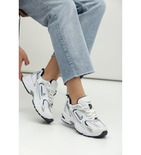 MONARC IV Spor Ayakkabı - Günlük Unisex Sneaker (Beyaz-Gri)