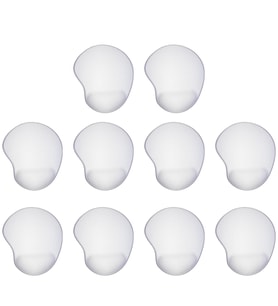 BK Gift Sublimasyon ve Lazer Baskıya Uygun Bilek Destekli Kesik Oval Mouse Pad - (10'lu Paket)