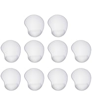 BK Gift Sublimasyon ve Lazer Baskıya Uygun Bilek Destekli Kesik Oval Mouse Pad - (10'lu Paket)