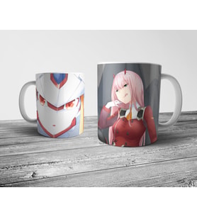Pixxa Darling in the Franxx - Zero Two Kupa Bardak Model 3