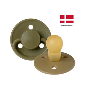 Mininor Kauçuk Emzik 12+ Ay - Moss Green - Kahve