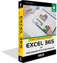 KODLAB YAYIN EXCEL 365 ile VERİ ANALİZİ ve İŞ UYGULAMALARI EĞİTİM KİTABI (Siyah - Beyaz)