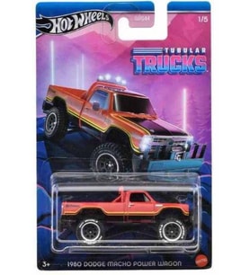 Hot Wheels Tubular Trucks 1980 Dodge Macho Power Wagon HRR95 (Renksiz)